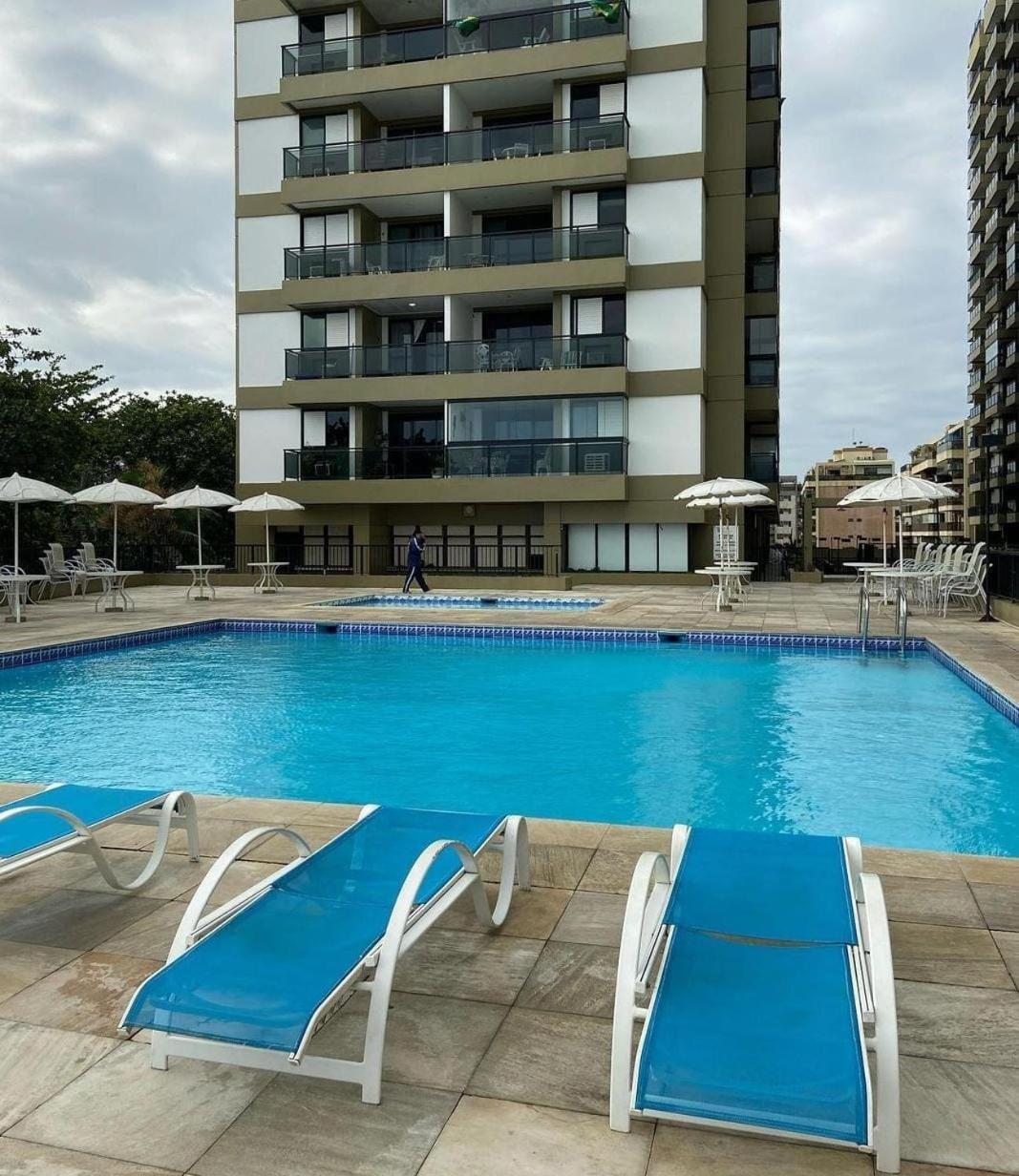 Lindo Apto No Barrabela, Todo Equipado, Com Arcondicionados Split Novos No Quarto E Na Sala, Limpissimo, Cheiroso, Novinho, Condominio Em Frente A Praia, Com Piscina Aquecida, Sauna, Quadra, Academia, Lavanderia, Salao De Beleza, Restaurantes, Mercad Rio de Janeiro Buitenkant foto